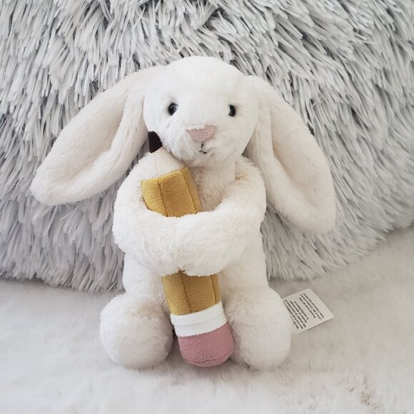Jellycat Bunny With Pencil( small ) - Picture 8 of 8